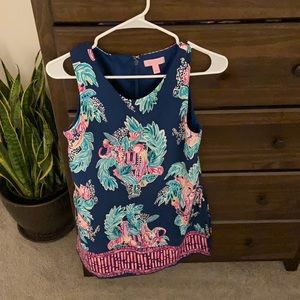 Lilly Pulitzer Shift Romper in EUC